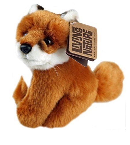 Living Nature Stofftier - Fuchs sitzend (15cm)