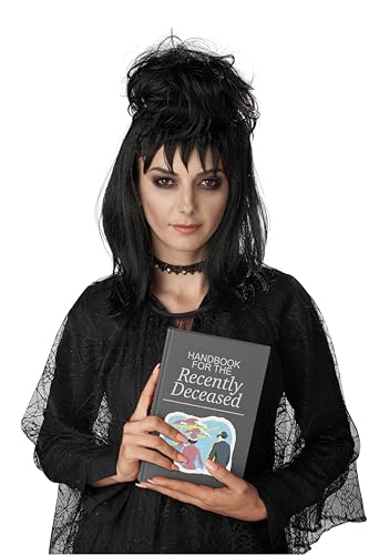California Costumes, Beetle Girl Adult Halloween Wig Black