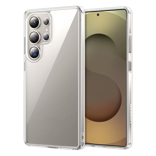 UGREEN Samsung Galaxy S25 Ultra Clear Case [Military Grade Protection] [Innovative iCrystal Technology] [Non-Yellowing and Scratching] Airbag Slim Shell Cases Slim Cover 6.9 Inch Accessories