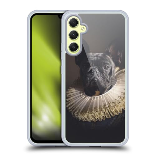 Coque Samsung A34 5G Roi Bouledogue en gel pour vos sorties urbaines