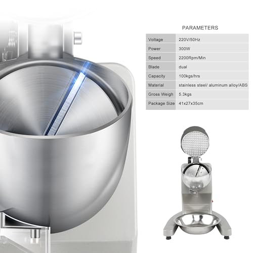KOFOHON Elektrischer Eisrasierer Maschine,Eisbrecher Eiszerkleinerer,Elektrisch Ice Crusher Machine,Ice Shaver Schnee Maschine Für Haushalt&Handel. (Medium)