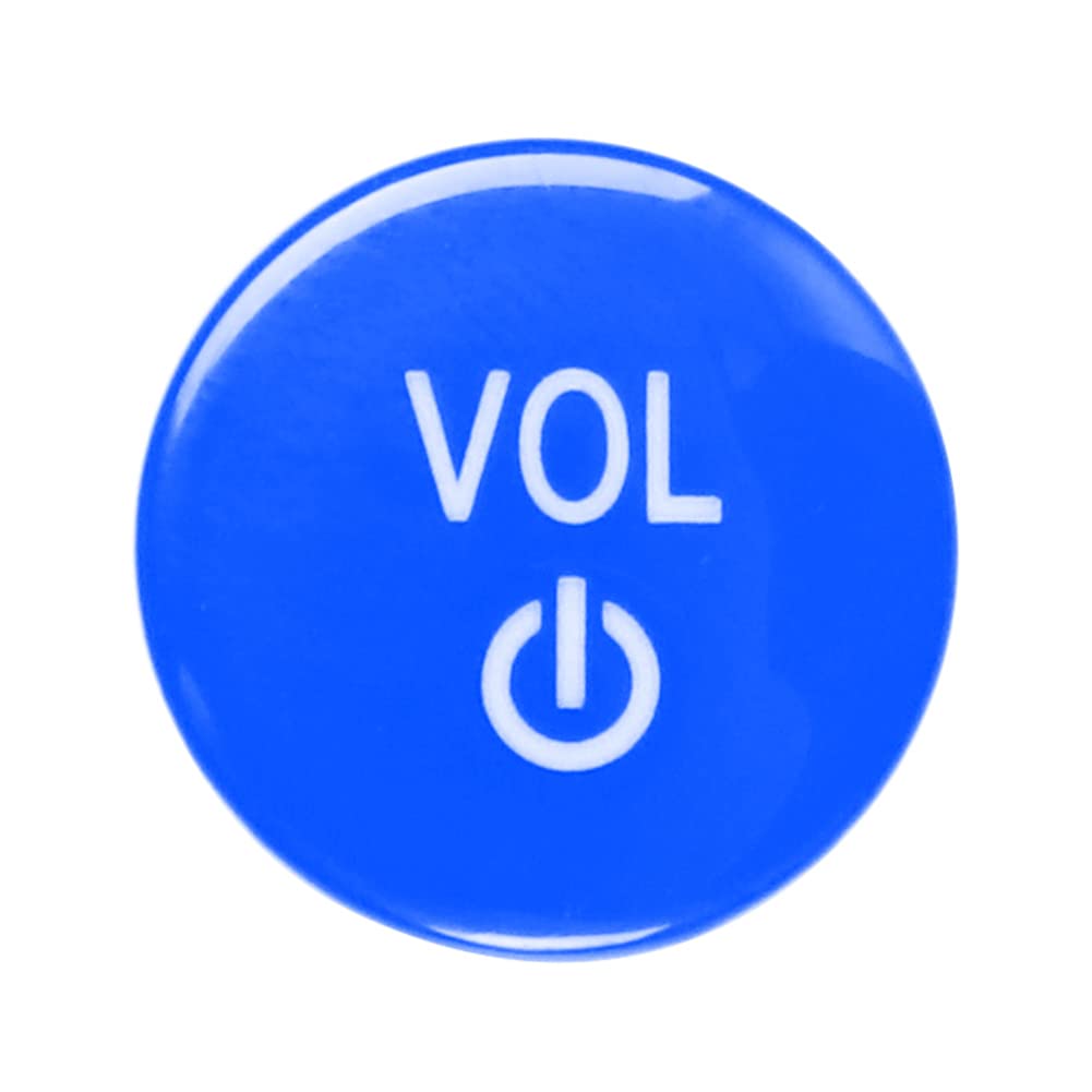 Cnfang4 1 pcs Blue Car Audio Volume Control Knob for BMW G Chassis 2 3 4 8 Series M3 M4 M8 X3 X4 X5 X6 X7 Z4