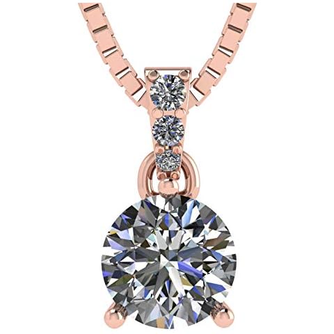 Nana Silver CZ Round Solitaire Pendant Cover