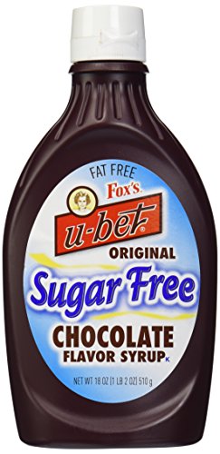 Fox's Ubet Chocolate Syrup, Sugar-Free, 18 Ounce Bottle