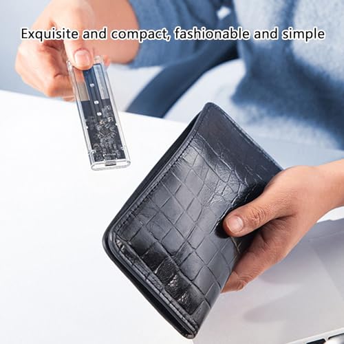 Caja externa transparente para disco sólido miniatura 4