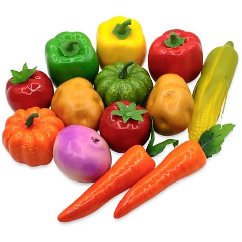 13Pcs Lifelike Artificial Vegetables Set Cover