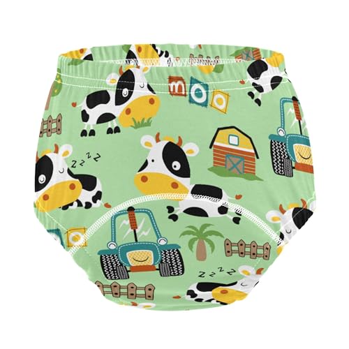 Image of Toddler Potty Training Underwear Cotton Absorbent Soft Baby Girl Boy Potty Training Pant 2t-5t