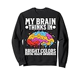 Photo Gallery mental health awareness gifts brain mental health warrior felpa Photo Gallery mental health awareness gifts brain mental health warrior felpa