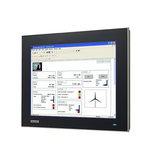 Image of FPM-7151T-R3AE 15 inch XGA Industrial Monitor w /Resistive Touch Screen, Direct-VGA /DP, Anti-Glare Screen, Combo RS-232 & USB Interface