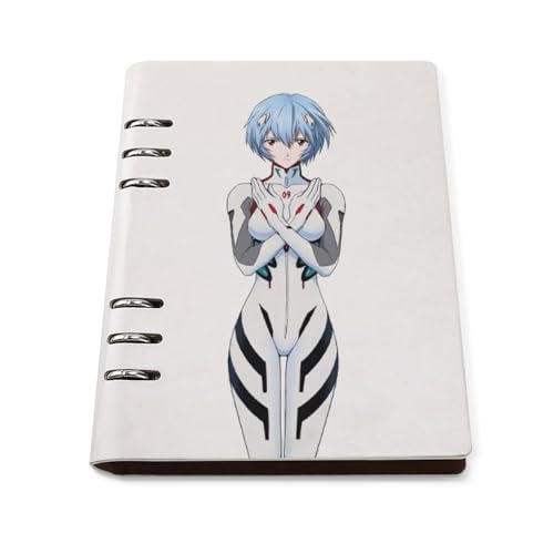 ノート 新世紀エヴァンゲリオン 綾波レイ メモ帳 バインダーノート A5 6穴 90枚 てちょう ハードカバー メモ ンダー A5サイズ 横罫線 ??本 文房具 オフィス用品 ルーズリーフ 学生 キャンパス おしゃれ プレゼント 贈り物