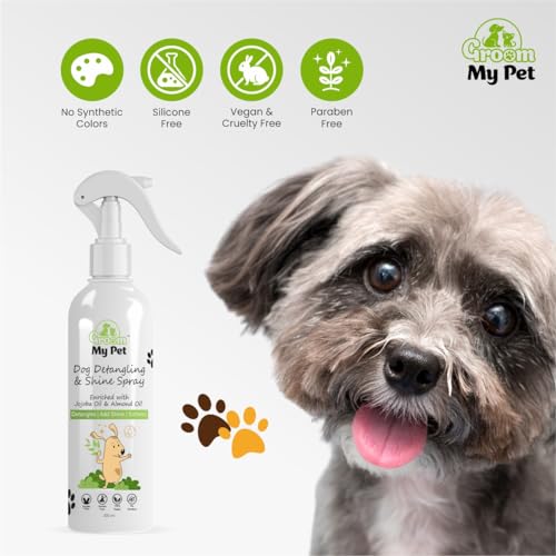 Image of Dog Detangling & Shine Spray-200ml | for Dog's & Puppies | Remove Knots & Tangles | Silky & Shiny Coat | Perfect for Shih Tzu & Long Hair Breeds