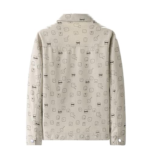 Men's Casual Jackets Stylish Corduroy Winter Outerwear Comfortable Thickened Design for Everyday Wear4