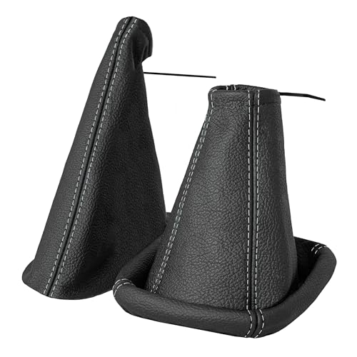 Soufflet de levier de vitesse pour Opel Vectra B avec soufflet de frein à main – Années de construction 1995–2002 – Noir – Gris – Soufflet de...