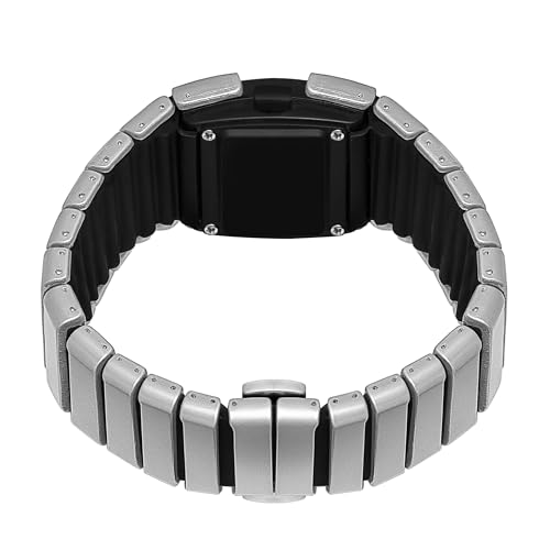 Image of Shocknshop Digital Sleek Minimal Design Multifunctional Electronic LED Black Dial Unisex Wrist Watch for Men Women -WCH376