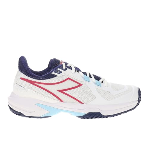 Image of Diadora Womens Trofeo 2 Ag Pickleball Tennis Sneakers Shoes - Blue, White