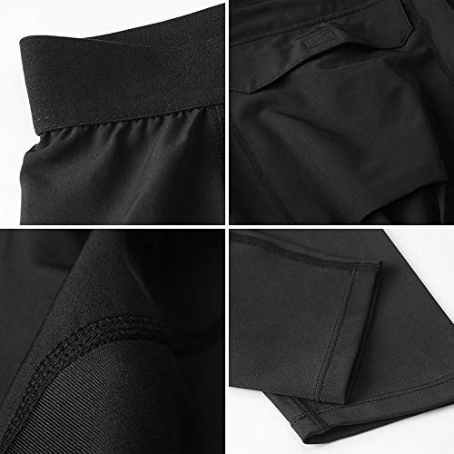 Ajcoflt Calças esportivas masculinas Leggings de secagem rápida respirável Calças de ginástica Leggi