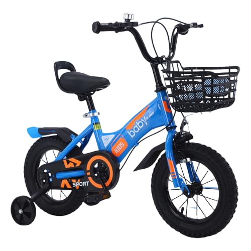 QAMITAL �q�ǂ����]�� �܂肽���� ���������\ �L�b�Y�o�C�N �⏕�� �J�S�t�� �g���ȒP 12-20�C���` 2-7�� �j�̎q ���̎q �a�����v���[���g ���w������ (12�C���`,�F�{�ʏ�z�C�[��)