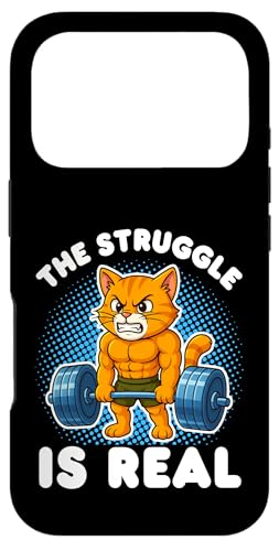 Cat The Struggle Is Real EGCgteBO W ʔ X}zP[X iPhone 17 Pro p