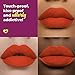 Lime Crime Velvetines Long-Lasting Liquid Matte Lipstick, Psycho - Blazing Orange -Long-Lasting Velvety Matte Lipstick - Won't Bleed or Transfer - Vegan