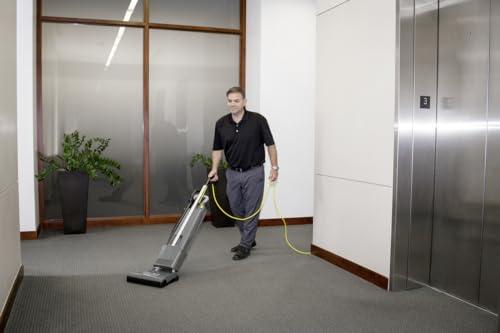 Image of KARCHER Commercial Upright Vacuum Cleaner 1.4 Gallon - Versamatic 14 inch - 2 Motors, HEPA Filtration System - 40 ft. Cord