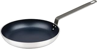 Vogue Non-Stick Aluminium Frypan 400X60mm Frying Kitchen Heavy Duty Cookware, Silver