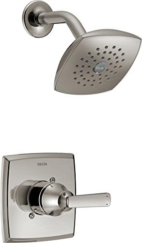 Delta Faucet Ashlyn 14 Series Single-Handle Shower Faucet, Shower Trim Kit with Single-Spray Touch-Clean Shower Head, Stainless T14264-SS (Valve Not Included)