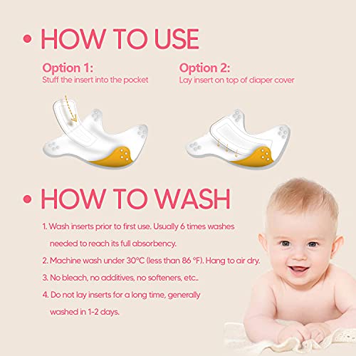 Damero Inserti per Pannolini con Wetbag (12