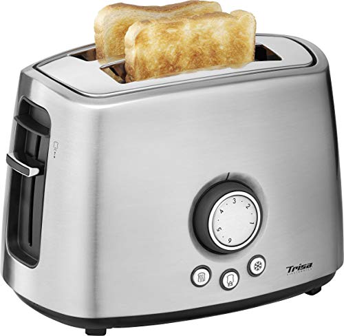 Trisa Electronics My Toast 2Slice(S) 1000W Acero Inoxidable - Tostador (2 Rebanada(S), Acero Inoxidable, 1000 W, 165 Mm, 200 Mm, 270 Mm)