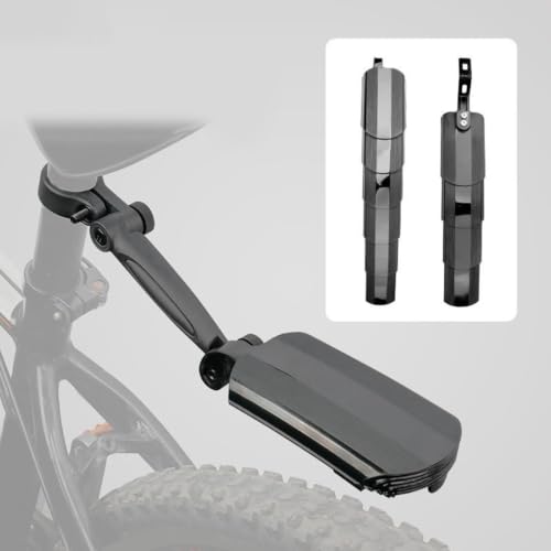 Guardabarros de bicicleta ajustable con sistema retráctil contra salpicaduras 7