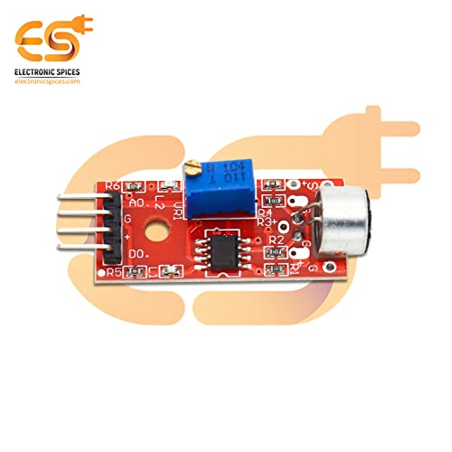 Image of Electronic Spices High-Sensitivity Sound & Voice Sensor Module | Microphone Detection & Whistle Trigger for Arduino, DIY Electronics