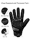 INBIKE Motorradhandschuhe Herren Damen Winter Warm Wasserdicht Winddicht mit Harter Schutz Motocross Motorrad Handschuhe Männer Schwarz XL IM902W