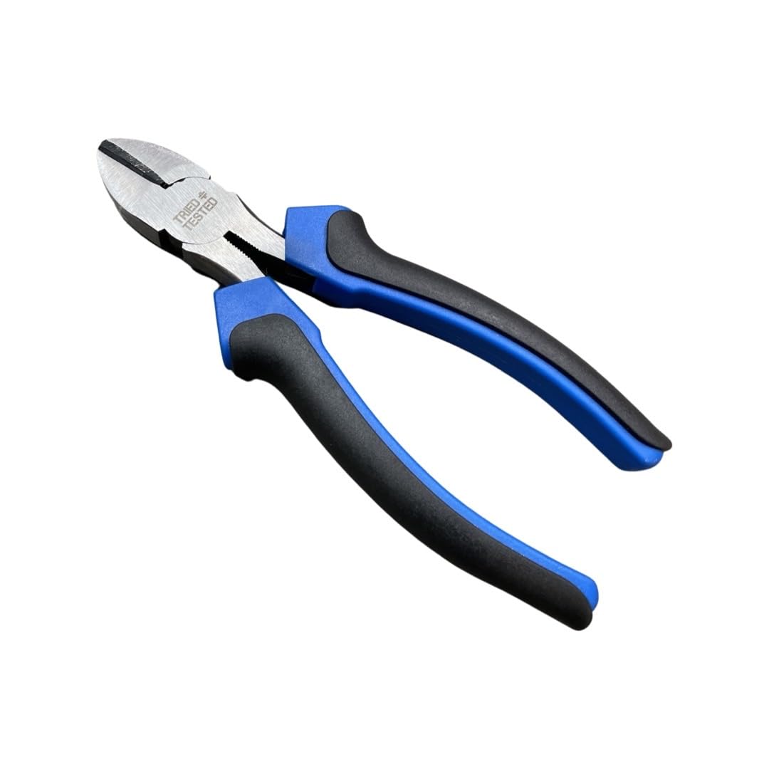 Tried + Tested Blue 6" Diagonal Cutting Pliers Side Cutters Wire Cable Cutter Snips