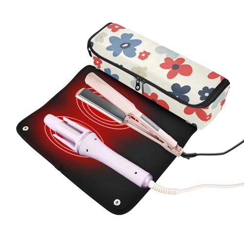 Organizador 2 en 1 para herramientas de pelo con base resistente al calor miniatura 2