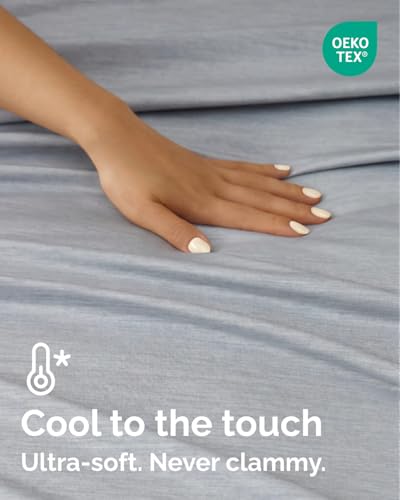 Image of Cooling Blanket for Hot Sleepers - Cold Blanket Full /Queen Size - Double-Sided, Ultra Cool for Summer, Night Sweats & All Seasons - Lightweight & Breathable for Bed or Couch - Light Grey, 50 inch x 60 inch