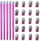 Essentials Nail Art Stamp Pen Set, DIY Nail Art Tools including Flower French Tip Stamp Pen, Stamper with Various Patterns for Everyone who Loves Nail Art