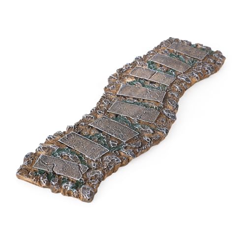 Tiny Fairy Garden Walkway Path, Small Mini Garden Stone Pathway Enchanted Miniature Accessory for Dollhouse & Fairy House Ornaments