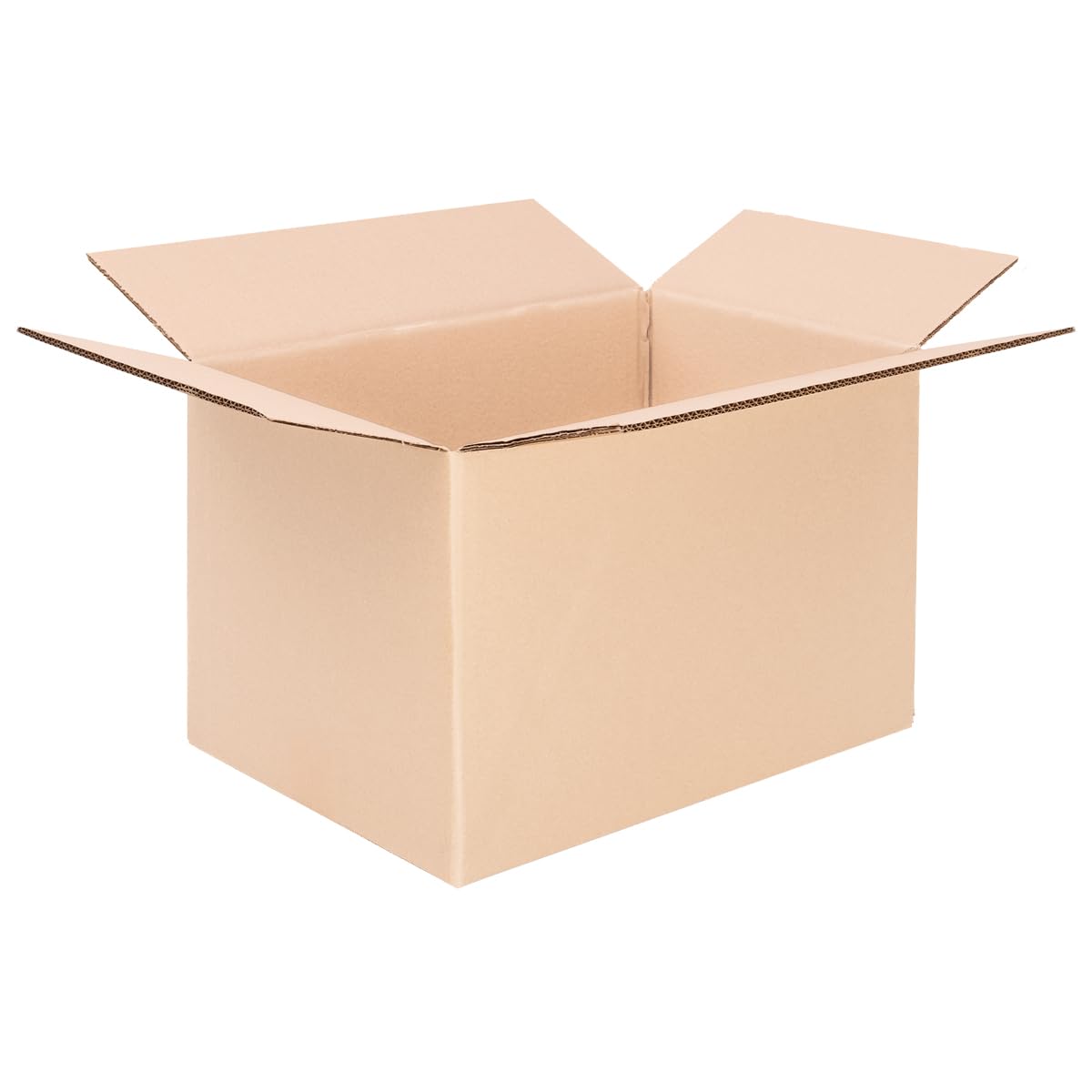 verpacking Faltkartons 490 x 290 x 285 mm Braun (Außenmaß 500 x 300 x 300 mm) KK 108 2-wellig Versandkarton für mittelgroße Waren DHL Paket DPD GLS Hermes Kartons (20 Stück)
