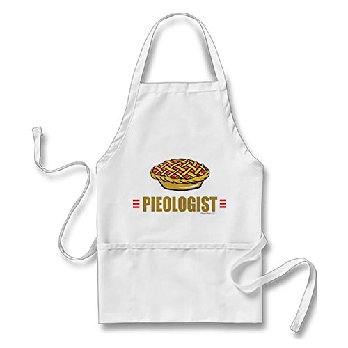 Starings Kitchen Apron Pie Apron for Men Women with Pockets, White
