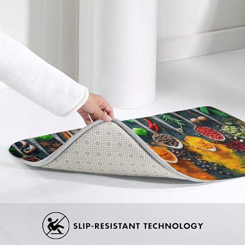 Tapete antideslizante lavable 20x31.5in blanco miniatura 6