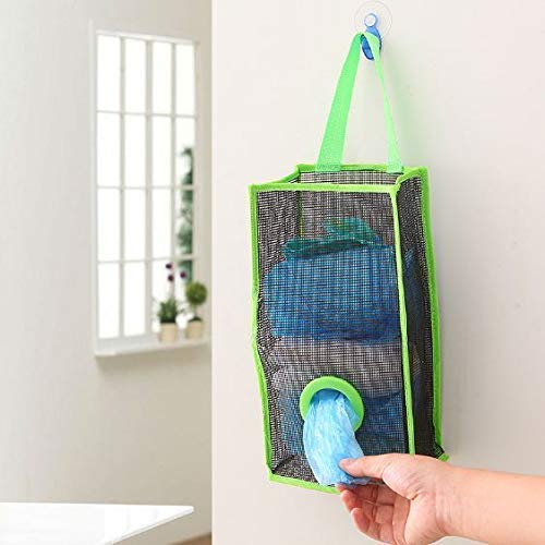 Fezda Trash Bags Organizer Plastic Bag Holder, Dispenser Hanging