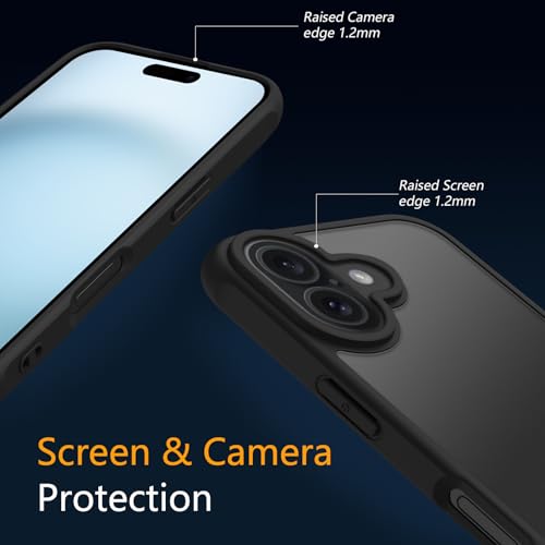 Image of iPhone 16 Case,Translucent Matte(Black)