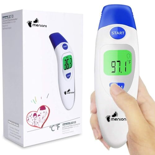 Infrared Body Temperature Monitor for Baby, Kids & Adults – Digital Forehead & Ear Reader, Non-Contact Fever Alert, Instant Reading for Newborn, Object & Ambient Use