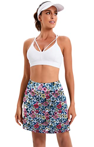 Image of Oyamiki Women's Active Athletic Skort Lightweight Tennis Skirt Perfect for Running Training Sports Golf
