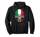 italiano coltivato con radici moldave felpa con cappuccio