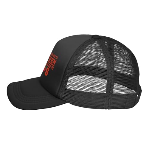 Good Girls Go to Heaven Bad Girls Go to Chilis Mesh Cap Trucker Hat Black3