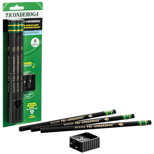 Ticonderoga DIX22506 Dixon Tri-Conderoga Triangular Black Woodcase thumb #5