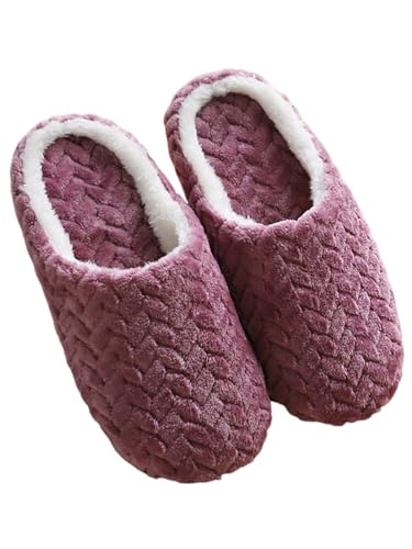 Katutude Women's House Slippers Slip-On Shoes 2024 Trendy Comfy Autumn Winter Slippers Anti-Slip Platform Slippers