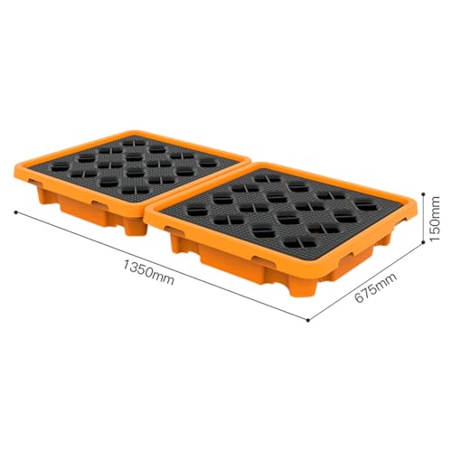 Plateforme de rétention étanche avec rangement antidérapant