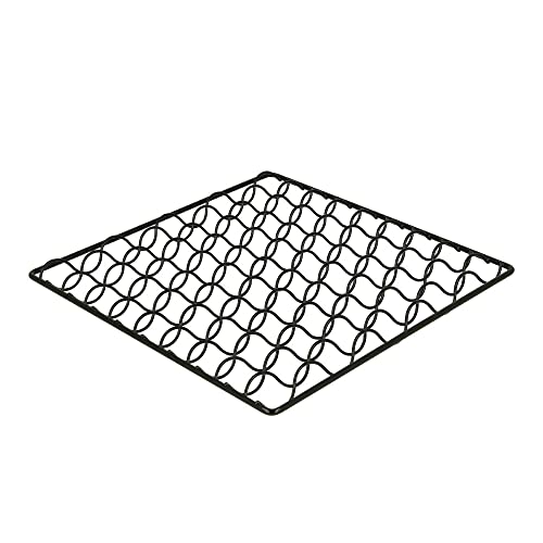 Metaltex Topfuntersetzer Metall Spiraltopfuntersetzer Topfgitter, 18 x 18 cm, Schwarz