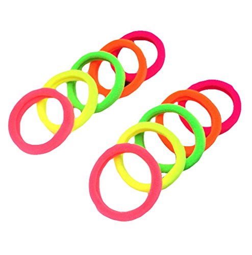 Preisvergleich Produktbild Westeng 100 Stück bunte Haargummis für Mädchen